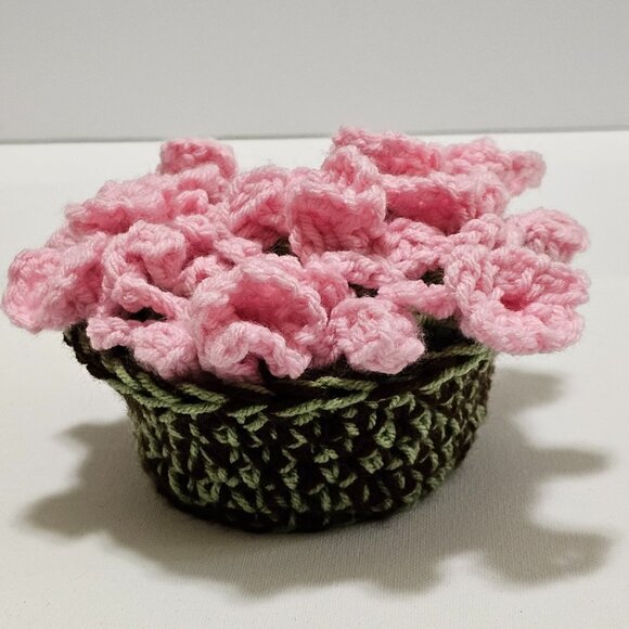 Basket of Flowers Crochet Coasters - Picture 4 of 6